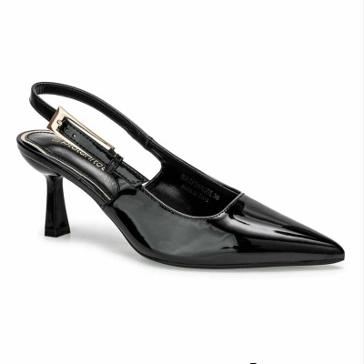 Sapato Slingback Verniz