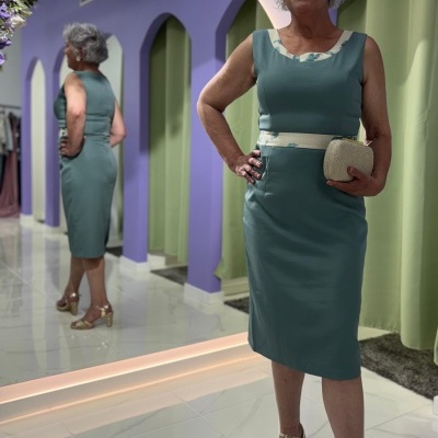 Conj. Casaco + Vestido Serena