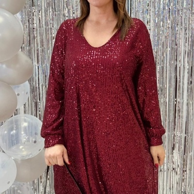 Vestido Meili c/ Laço Lantejoula