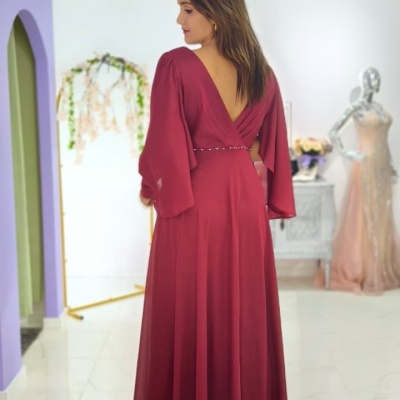 Vestido Leonor c/ Capa Plus Size Vestido Leonor c/ Capa Plus Size