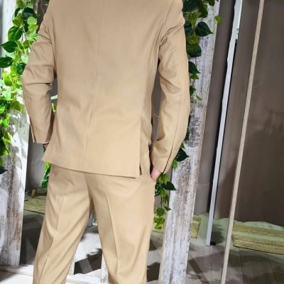 Fato Gilgavin Bege Ponteado Fato Gilgavin Bege Ponteado