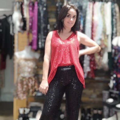 Blusa Saphira Lantejoulas