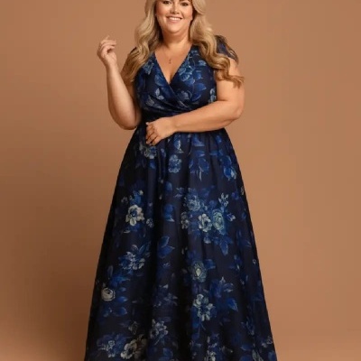 Vestido Albana XLSize Floral Vestido Albana XLSize Floral