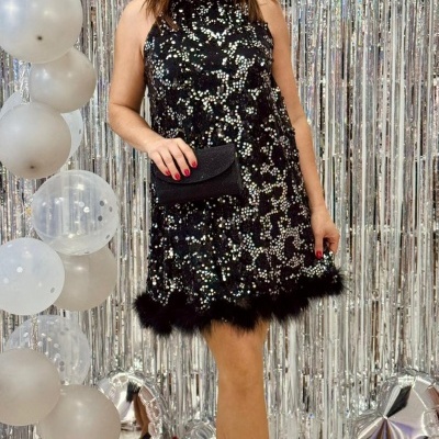 Vestido Lince c/ Penas