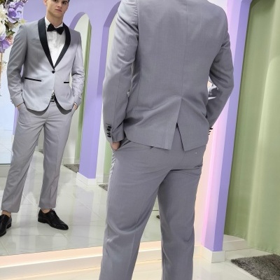 Fato Jhonny Wolf Cinza