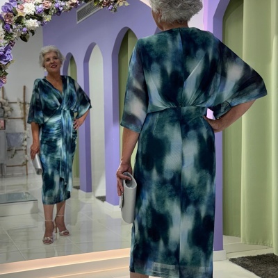 Vestido Emma Midi Multicor