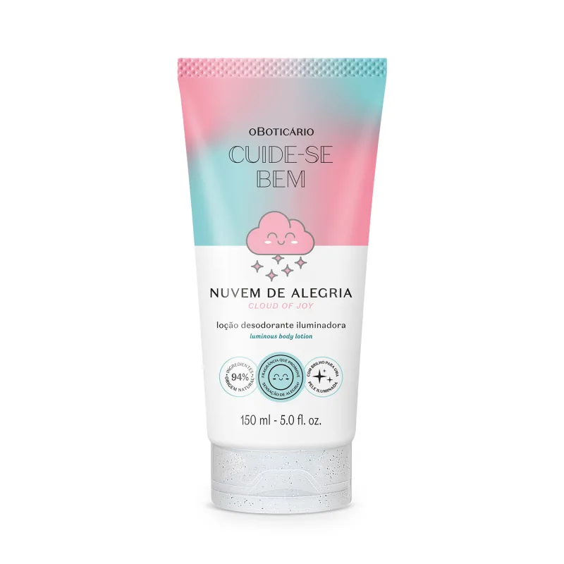 63355 Cuide-se Bem Nuvem de Alegria Loção Hidratante Iluminadora, 150ml 63355 Cuide-se Bem Nuvem de Alegria Loção Hidratante Iluminadora, 150ml