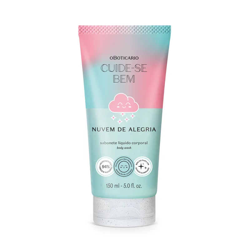 63351 Cuide-se Bem Nuvem de Alegria Sabonete Líquido Corporal, 150ml 63351 Cuide-se Bem Nuvem de Alegria Sabonete Líquido Corporal, 150ml