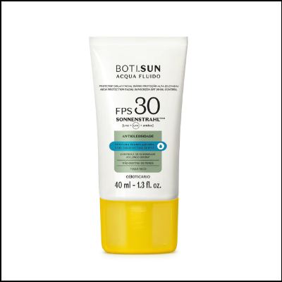 47598 BOTI.SUN PROTETOR SOLAR FACIAL ANTIOLEOSIDADE ACQUA FLUIDO FPS30