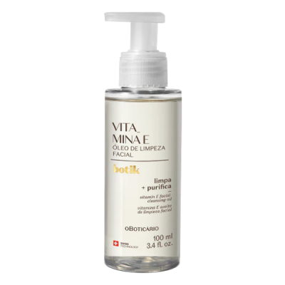 8648 ÓLEO DE LIMPEZA FACIAL VITAMINA E BOTIK, 100ML