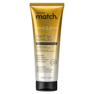 5713 CONDICIONADOR MATCH FONTE DE NUTRIÇÃO, 250ML
