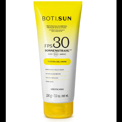 50395 BOTI.SUN PROTETOR SOLAR CORPORAL GEL CREME FPS30
