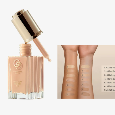 43243 Base Eternal Glow com FPS 25 Giordani Gold cor Vanilla Neutral