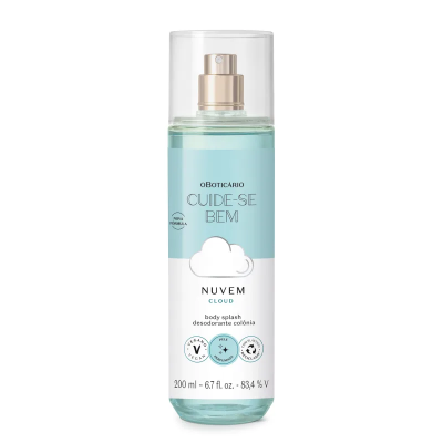 63137 Body Splash Cuide-se Bem Nuvem, 200ml