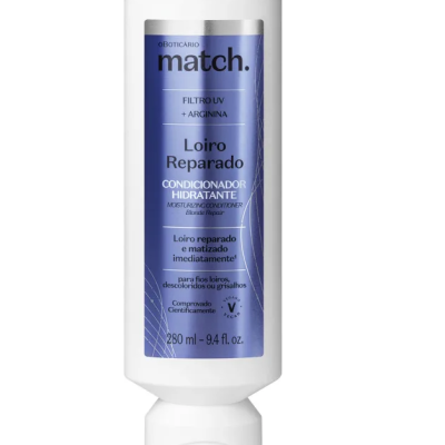 82825 Match Condicionador Hidratante Loiro Reparado, 280ml