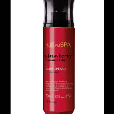 60151 BODY SPLASH NATIVA SPA MORANGO RUBY, 200ML