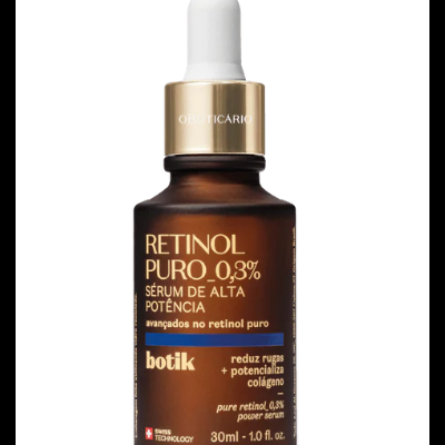 83550 RETINOL PURO 0,3% SÉRUM DE ALTA POTÊNCIA, BOTIK, 30ML