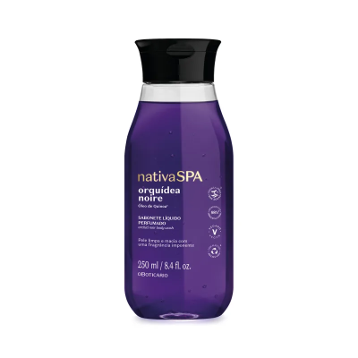 53392 Sabonete Líquido Perfumado Nativa Spa Orquídea Noire, 250ml