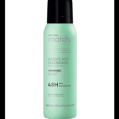 8248 SHAMPOO SECO MATCH AGENTE ANTIOLEOSIDADE, 150ML