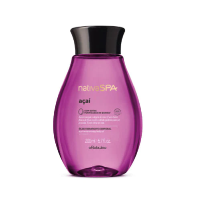 62940 ÓLEO HIDRATANTE NATIVA SPA AÇAÍ, 200ML