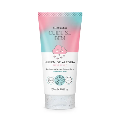 63355 Cuide-se Bem Nuvem de Alegria Loção Hidratante Iluminadora, 150ml 63355 Cuide-se Bem Nuvem de Alegria Loção Hidratante Iluminadora, 150ml