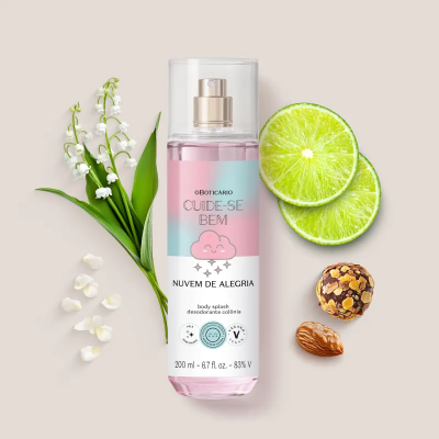 63340 Cuide-se Bem Nuvem de Alegria Body Splash, 200ml 63340 Cuide-se Bem Nuvem de Alegria Body Splash, 200ml