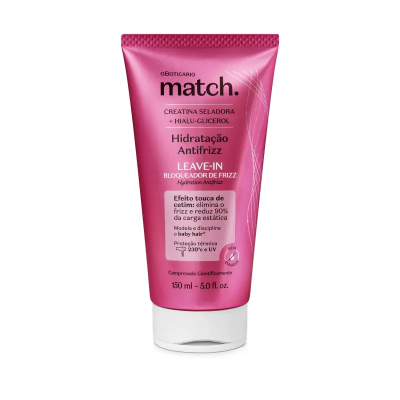 49139 Leave-In Bloqueador de Frizz Match Hidratação Antifrizz, 150ml