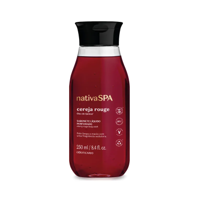 57833 Sabonete Líquido Perfumado Nativa Spa Cereja Rouge 250ml