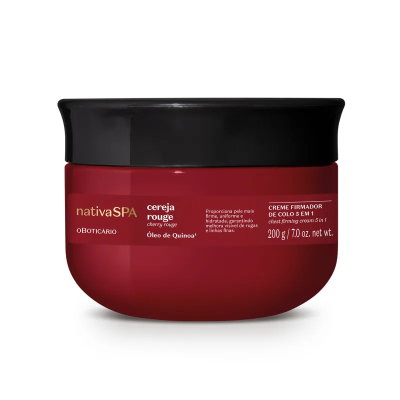 57835 Creme Firmador de Colo 5 em 1 Nativa Spa Cereja Rouge 200g
