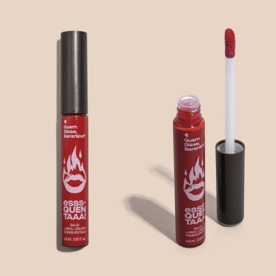 QDB7448 Bálsamo Labial Líquido Vermelho Em Chamas Esquenta, 4,6ml