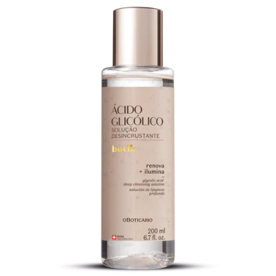 8651 SOLUÇÃO DESINCRUSTANTE ÁCIDO GLICÓLICO BOTIK, 200ML