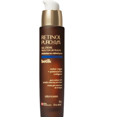 83551 GEL CREME REDUTOR DE RUGAS RETINOL PURO 0,1%, BOTIK, 30G