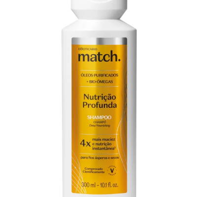 82704 SHAMPOO MATCH NUTRIÇÃO PROFUNDA, 300ML