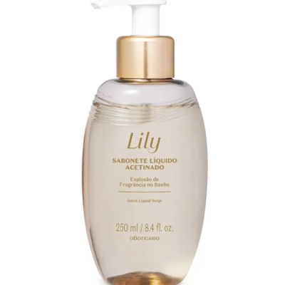 48513 SABONETE LÍQUIDO ACETINADO LILY, 250ML