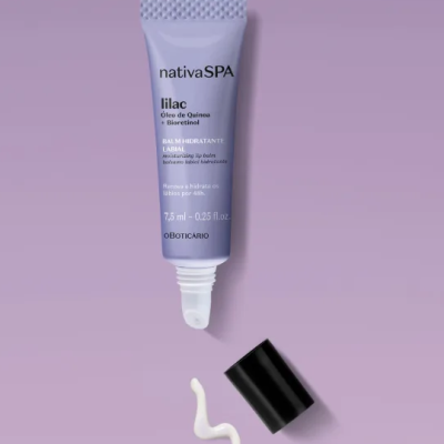54816 Balm Hidratante Labial Nativa Spa Lilac, 7,5ml - Edição Limitada