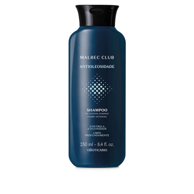 50230 Shampoo Cabelos Oleosos Malbec Club, 250ml