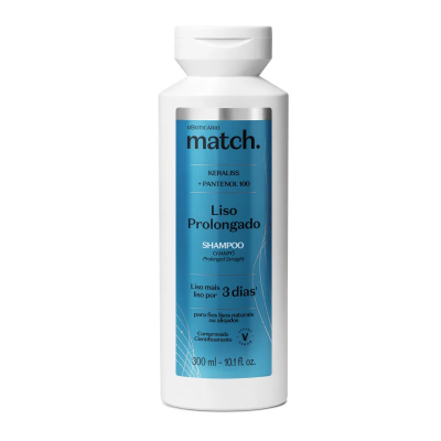 82844 SHAMPOO MATCH LISO PROLONGADO, 300ML