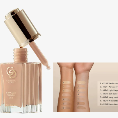 43247 Base Eternal Glow com FPS 25 Giordani Gold Cor Ivory Neutral