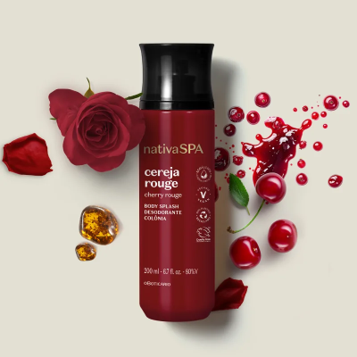63463 Body Splash Nativa Spa Cereja Rouge 200ml
