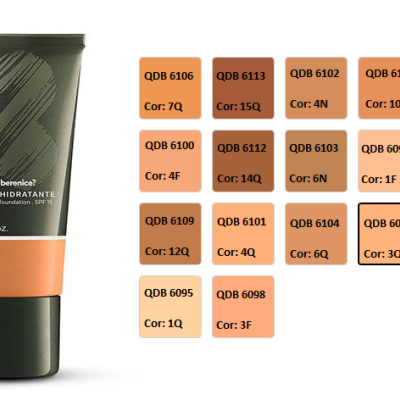 QDB 6098 QDB BASE AQUA HIDRATANTE COR 03 F