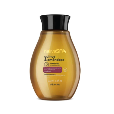 60274 ÓLEO HIDRATANTE NATIVA SPA AMÊNDOAS & QUINOA, 200ML