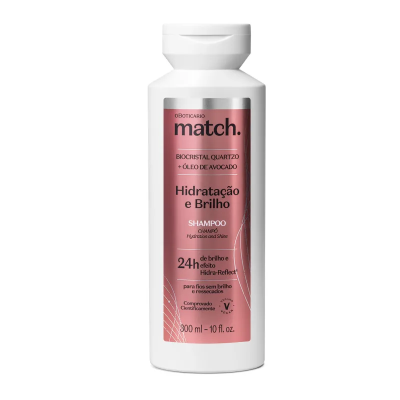 82887 Shampoo Match Hidratação e Brilho 300ml