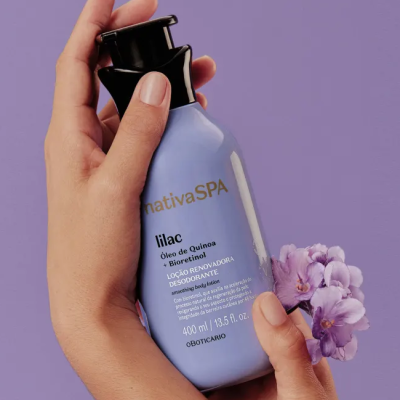 63108 Loção Hidratante Nativa SPA Lilac, 400ml