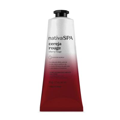 58219 Creme de Mãos Nativa Spa Cereja Rouge, 50g