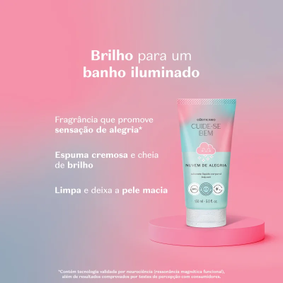 63351 Cuide-se Bem Nuvem de Alegria Sabonete Líquido Corporal, 150ml 63351 Cuide-se Bem Nuvem de Alegria Sabonete Líquido Corporal, 150ml