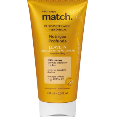 5715 LEAVE-IN MATCH NUTRIÇÃO PROFUNDA, 150ML
