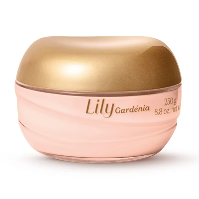 63304 Creme Acetinado Hidratante Corporal Lily Gardénia 250g