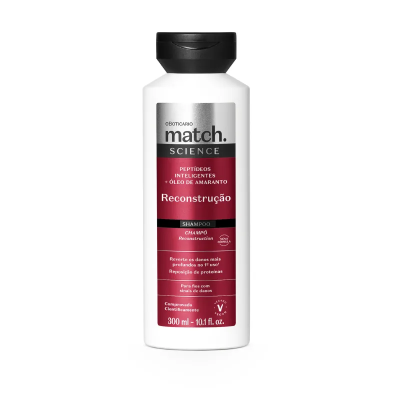 56819 Shampoo Match Science Reconstrução, 300ml