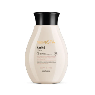62886 ÓLEO HIDRATANTE NATIVA SPA KARITÉ, 200ML
