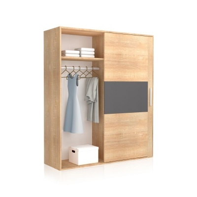 Roupeiro 2 Portas de correr 180cm - Disponível em 4 cores